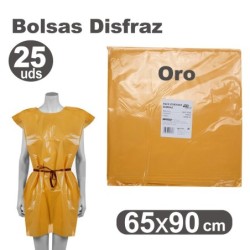 BOLSA DISFRAZ ORO 65x90 cm
