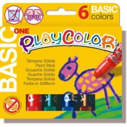 PLAYCOLOR BASIC 6 COLORES...