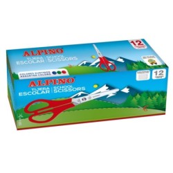 TIJERA ESCOLAR ALPINO 13 CM. 