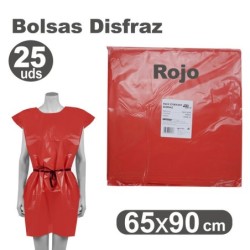 BOLSA DISFRAZ ROJA 65x90 cm