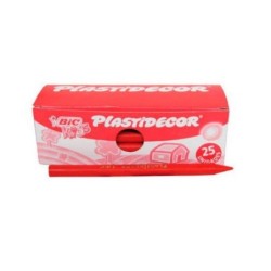 CAJA 25 PLASTIDECOR ROJO 03