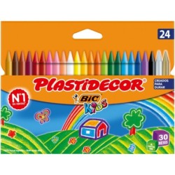 PLASTIDECOR 24 COLORES...