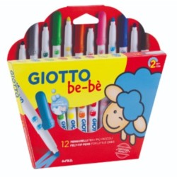 12 ROTULADORES  GIOTTO BEBE