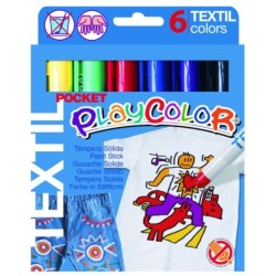 PLAYCOLOR TEXTIL POCKET 6...