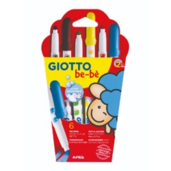 6 ROTULADORES GIOTTO BEBE