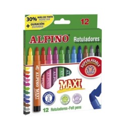 ROTULADOR ALPINO MAXI 12 SURT.