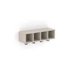 MUEBLE PERCHERO 4 CASILLAS...