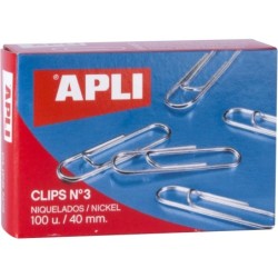 CAJA 100 CLIPS LABIADOS Nº...