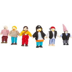 SET DE 6 MUÑECOS PIRATAS