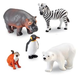 SET 5 ANIMALES ZOO JUMBO