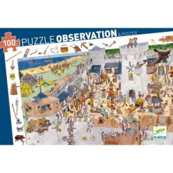 PUZLE OBSERVACION 100 PCS...