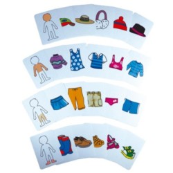 TARJETAS DE FAMILIAS: ROPA