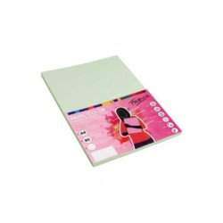 PAPEL A4 VERDE CLARO 100 HOJAS