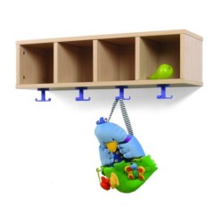 MUEBLE PERCHERO 4 CASILLAS...