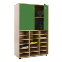 MUEBLE MEDIO CASILLERO Y...