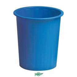 PAPELERA PLASTICO AZUL 15L.