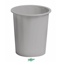 PAPELERA PLASTICO GRIS 15L.