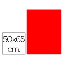 CARTULINA ROJO FLUOR 50*65...