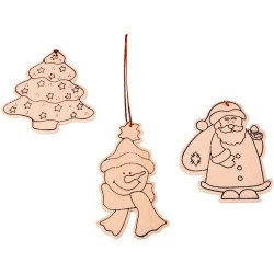 SET DE 3 COLGADORES NAVIDAD