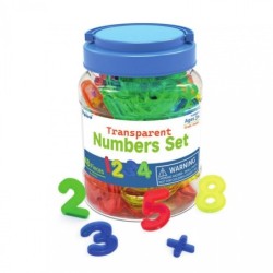 NUMEROS TRANSLUCIDOS 48 PZAS.