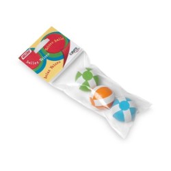 SET DE TRES PELOTAS DE VELCRO