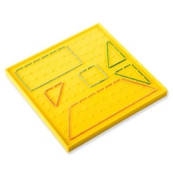 GEOPLANO AMARILLO 23X23 CM