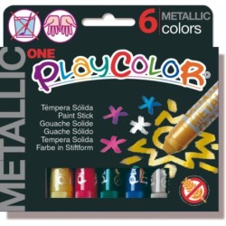PLAYCOLOR METALIC 6 COLORES...